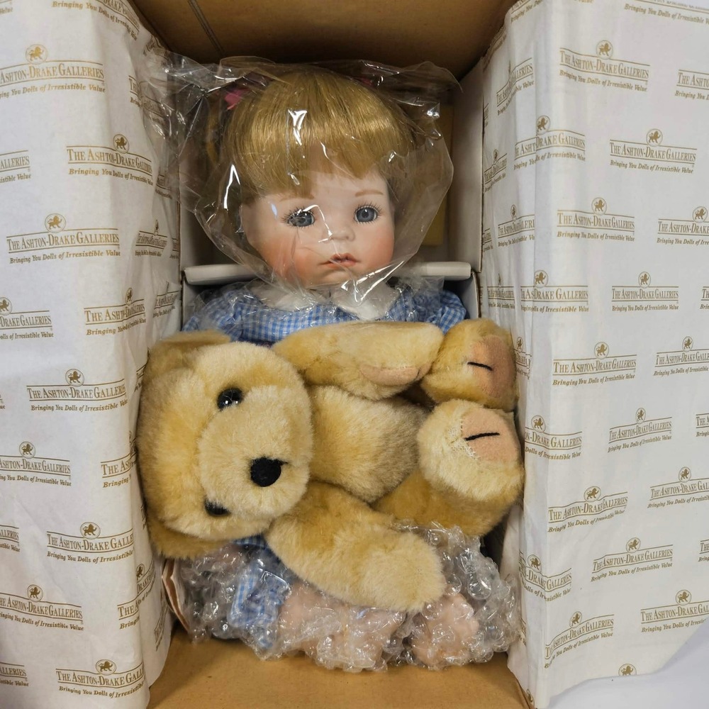 Ashton Drake Hannah Needs a Hug Porcelain Doll Theo Menzenbach 1993 COA NIB